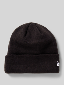 New era Beanie met labeldetail