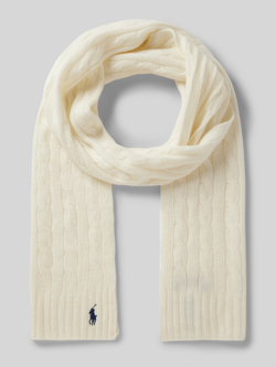 Polo Ralph Lauren Beige Wol Kasjmier Sjaal Beige Dames