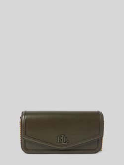 Lauren Ralph Lauren Schoudertas van schapenleer met labeldetail model 'SAWYER'