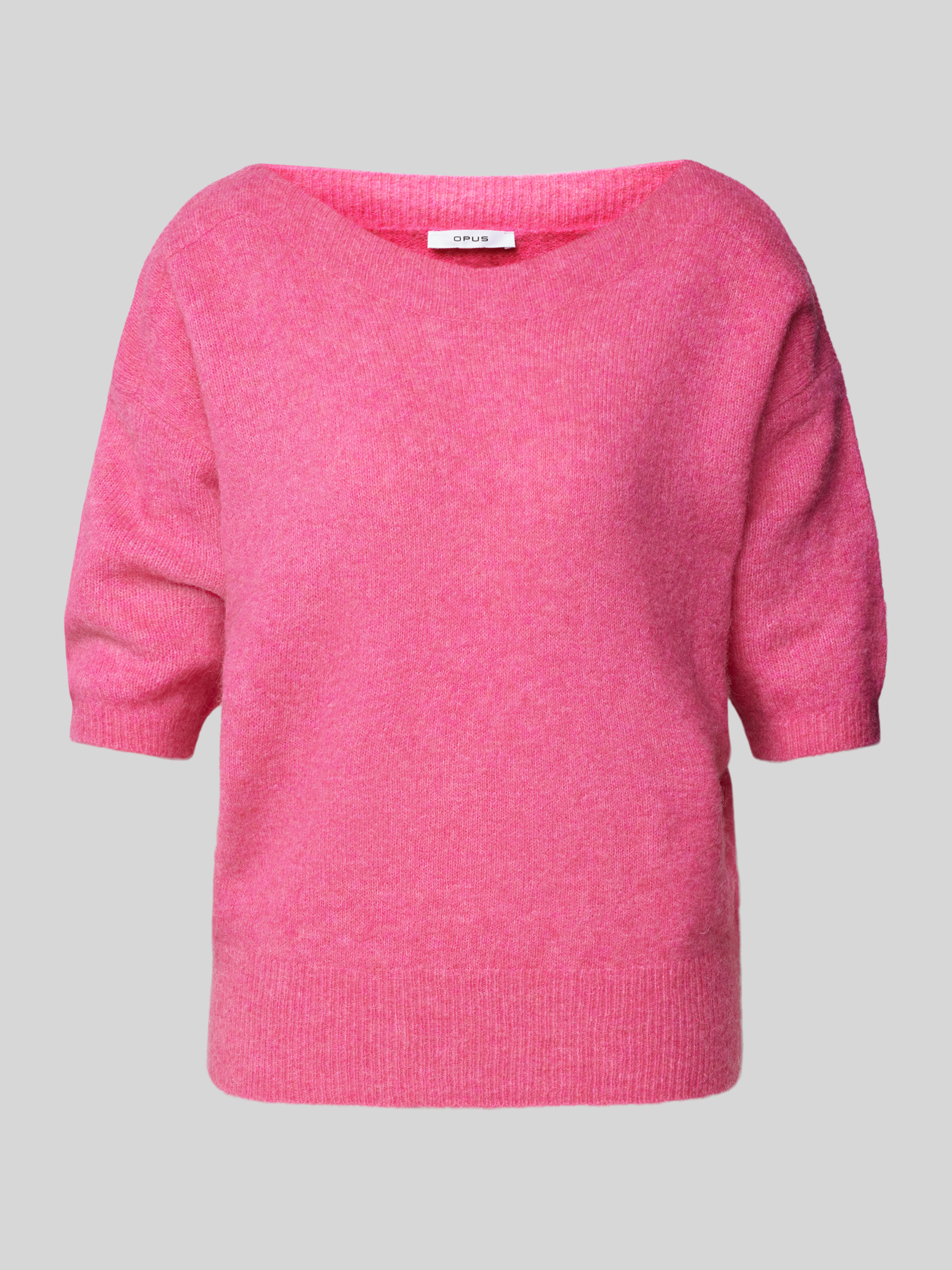 Opus Comfortabele Pullover met Pusity Detail Pink Dames