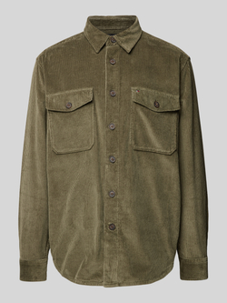 Tommy Hilfiger Regular fit overhemdjack met knoopsluiting model 'CORDUROY'
