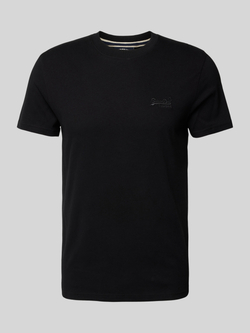 Superdry T-shirt met labelstitching