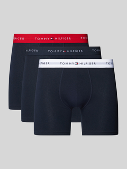 Tommy Hilfiger Underwear Boxershort 3P BOXER BRIEF WB met contrasterende logo-band (3 stuks)