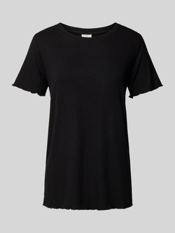 Kaffe T-shirt met geschulpte zoom