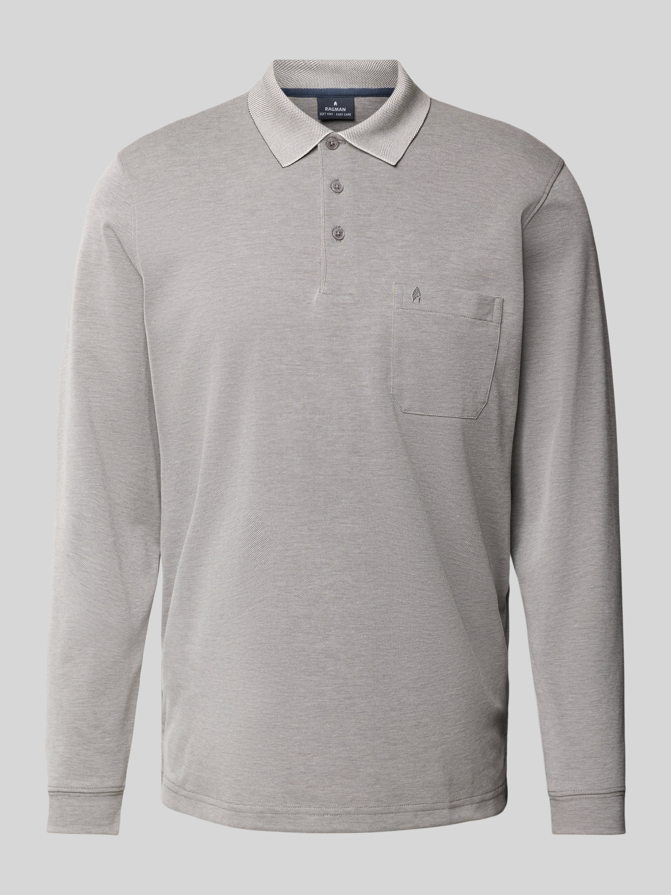 RAGMAN Regular fit poloshirt met borstzak