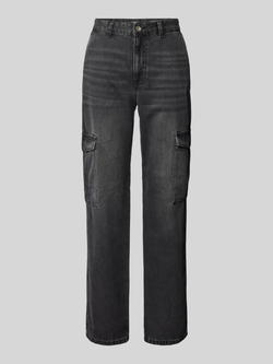 Only High waist jeans in cargozakken model 'JUNE'