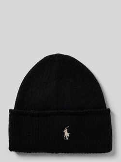 Polo Ralph Lauren Muts van wol met labeldetail model 'PONY'