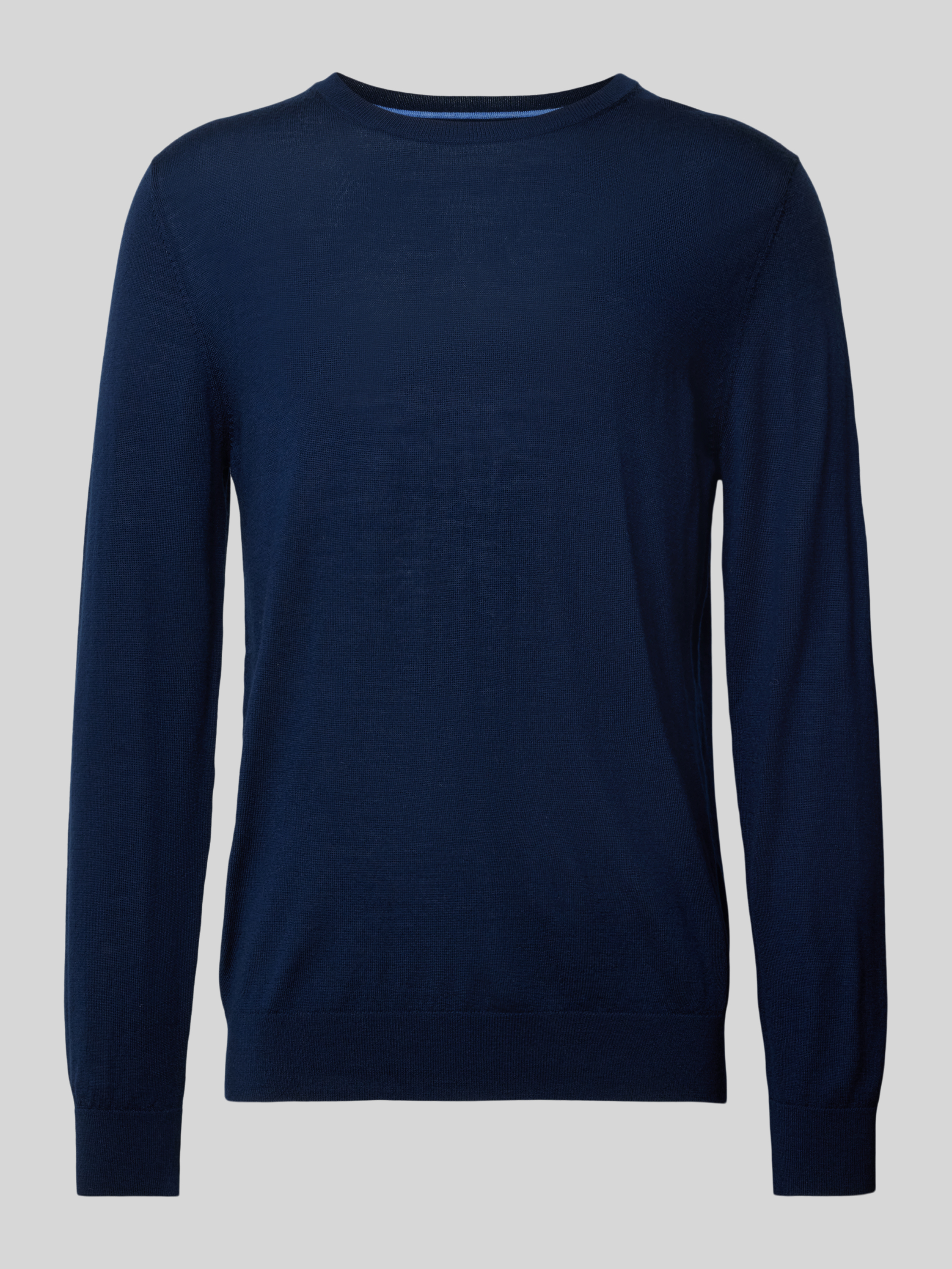 S.Oliver BLACK LABEL Regular fit gebreide pullover van zuivere scheerwol