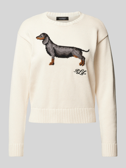 Lauren Ralph Lauren Gebreide pullover met ribboorden model 'RIEDNEE'