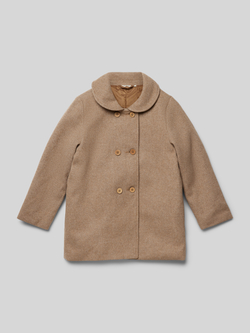 LIL' ATELIER MINI gemêleerde coat winter NMFNALINA bruin