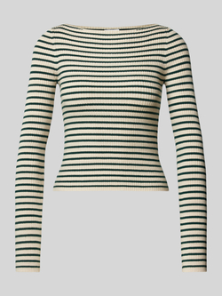 Noisy May Gebreide pullover met boothals model 'FINA'
