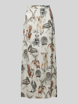 Marc Cain Maxi Rok met dierenprint Multicolor Dames