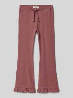 LIL' ATELIER Meisjes Broeken Nmfthoro Har Bootcut Pant Lil Aubergine