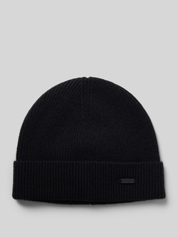 HUGO Beanie met labeldetail model 'Xamiro'