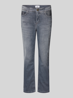 CAMBIO Bootcut jeans met siersteentjes model 'PIPER'
