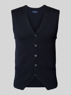 Christian Berg Men Gebreid gilet met V-hals