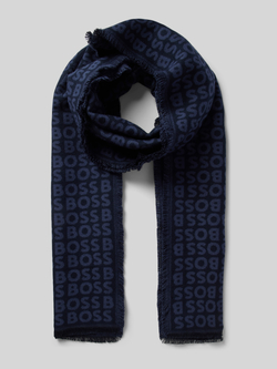 Boss Sjaal van viscose met labeldetail model 'Tadic'