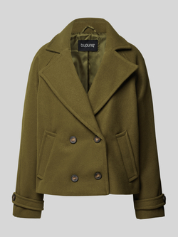 B.Young Lange jas met reverskraag model 'Cilia'