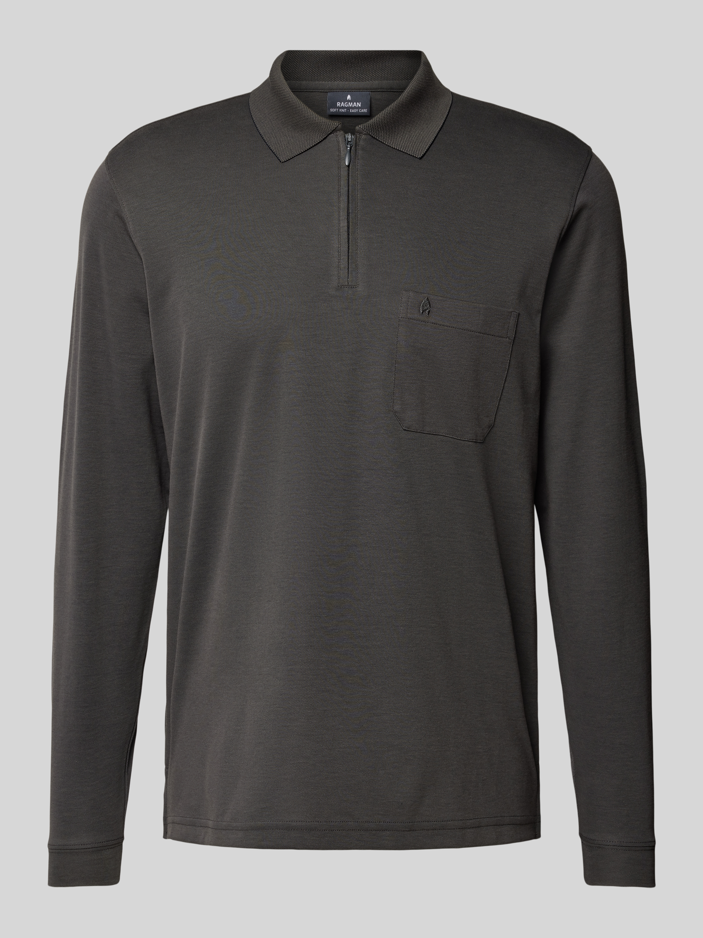 RAGMAN Regular fit poloshirt met borstzak