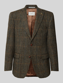 Carl gross Slim fit Harris Tweed colbert van scheerwol model 'Theo'