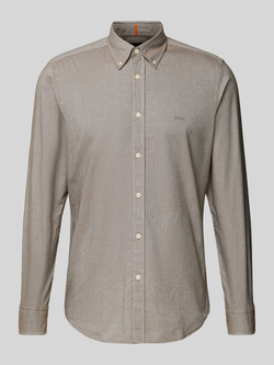Boss Orange Regular fit vrijetijdsoverhemd met button-downkraag model 'Rickert