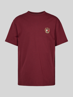 Tommy Jeans T-shirt met labelstitching en ronde hals