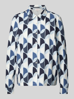 s.Oliver RED LABEL Regular fit overhemdblouse van jersey