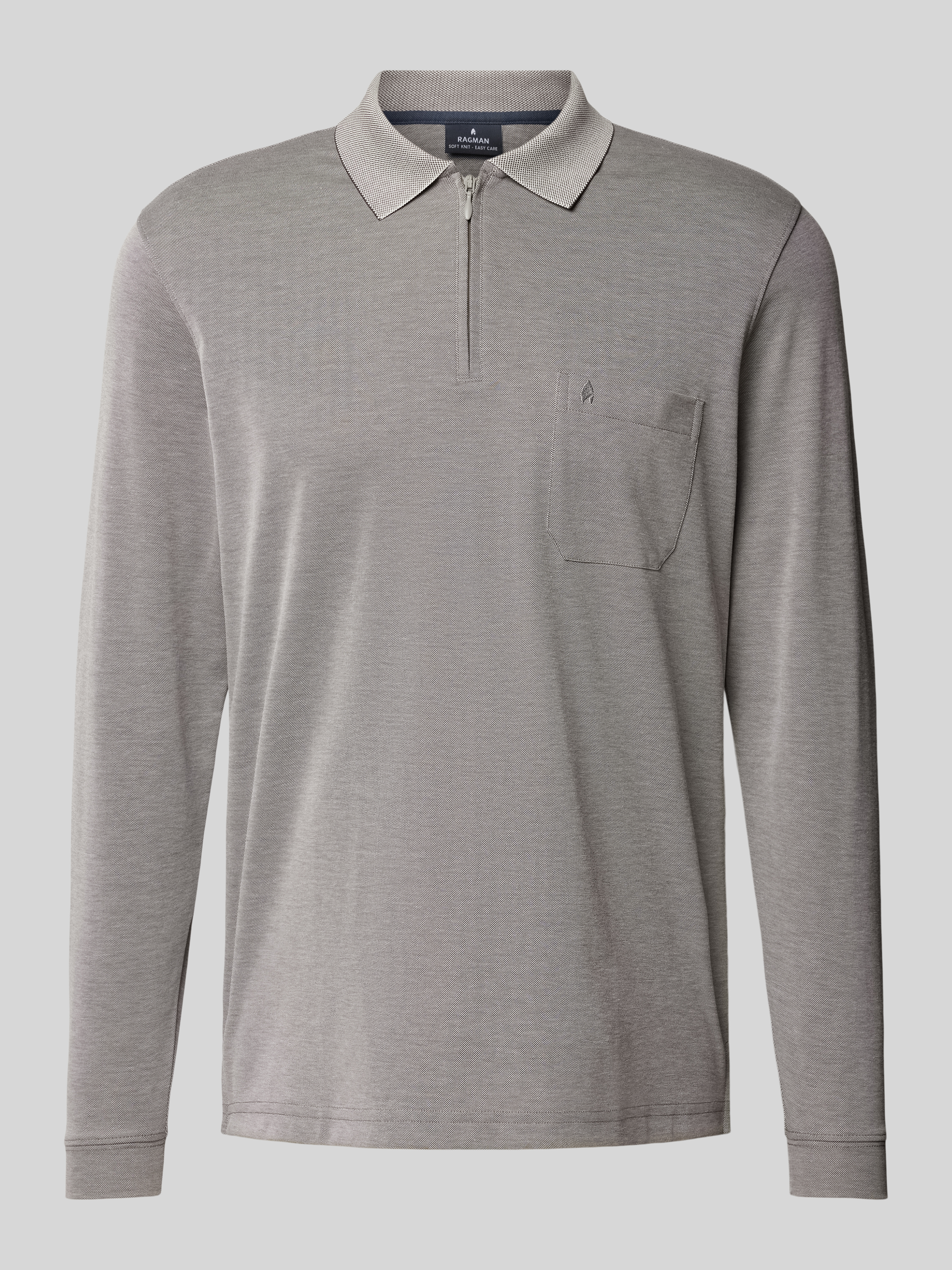 RAGMAN Regular fit poloshirt met borstzak