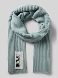 Drykorn Sjaal van wol met labelpatch model 'CRONICA'