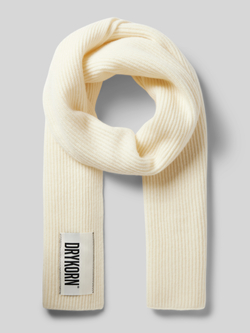 Drykorn Sjaal van wol met labelpatch model 'CRONICA'