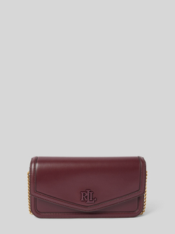 Lauren Ralph Lauren Schoudertas van schapenleer met labeldetail model 'SAWYER'