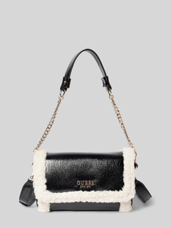 Guess Handtas met labelapplicatie en teddybont model 'DAVIKA'