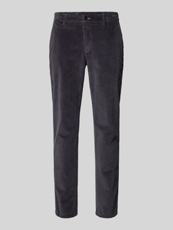 BRAX Regular fit corduroy broek met steekzakken model 'FABIO'