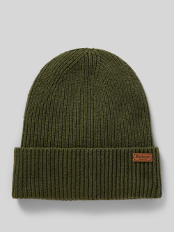 Barbour Wollen muts met labelpatch model 'AMBLE'