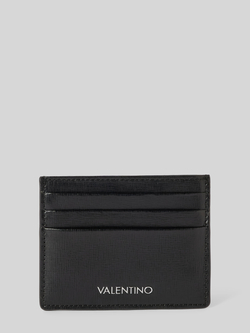VALENTINO BAGS Pasjeshouder van echt leer met logo-applicatie