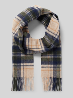 Barbour Sjaal van lamswol met franjes