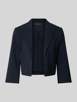 Betty Barclay Korte blazer met paspelzak op de borst