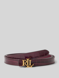 Lauren Ralph Lauren Riem van runderleer met pinsluiting