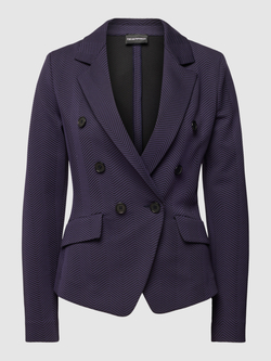 Emporio Armani Blazer met structuurmotief