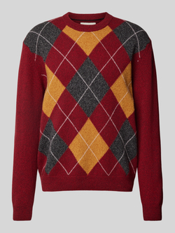 Gant Gebreide pullover met ronde hals model 'ARGYLE'