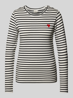 Kaffe Shirt met lange mouwen en labelstitching