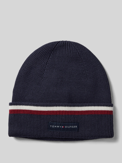 Tommy Hilfiger Gebreide muts met labelpatch model 'LOVE SOLID'