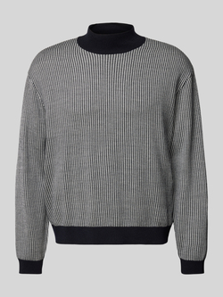 Emporio Armani Gebreide pullover met ribboorden
