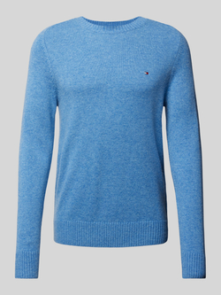 TOMMY HILFIGER Heren Truien & Vesten Lambswool Crew Neck Blauw