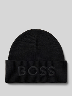 Boss Beanie met labelstitching model 'Afox'