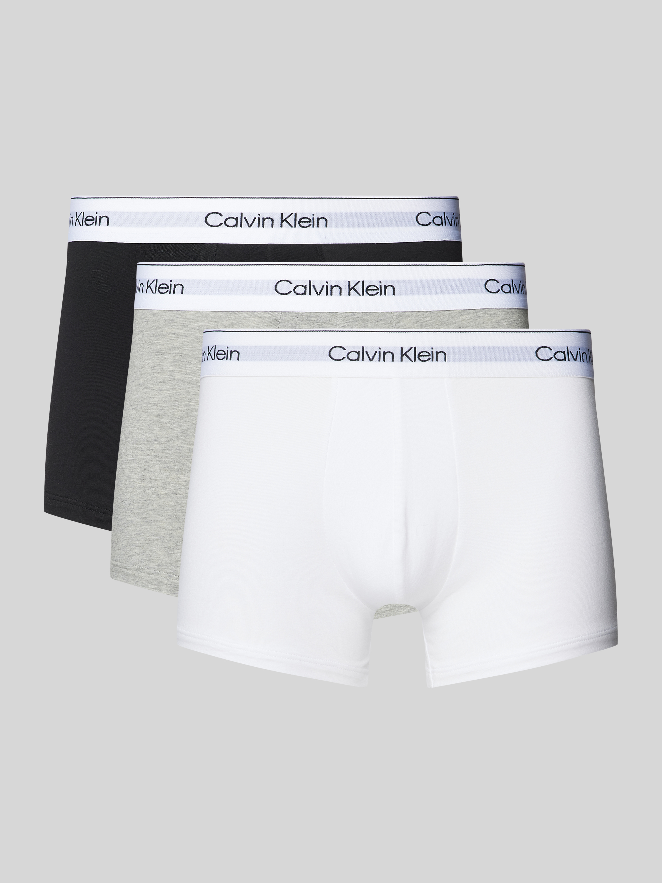 Calvin Klein Underwear Boxershort met band met label in een set van 3 stuks