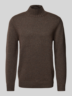 Profuomo Gebreide pullover met ribboorden