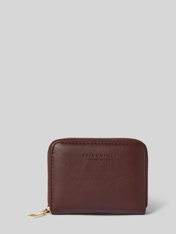 Seidenfelt Portemonnee met label in reliëf model 'YLVA'