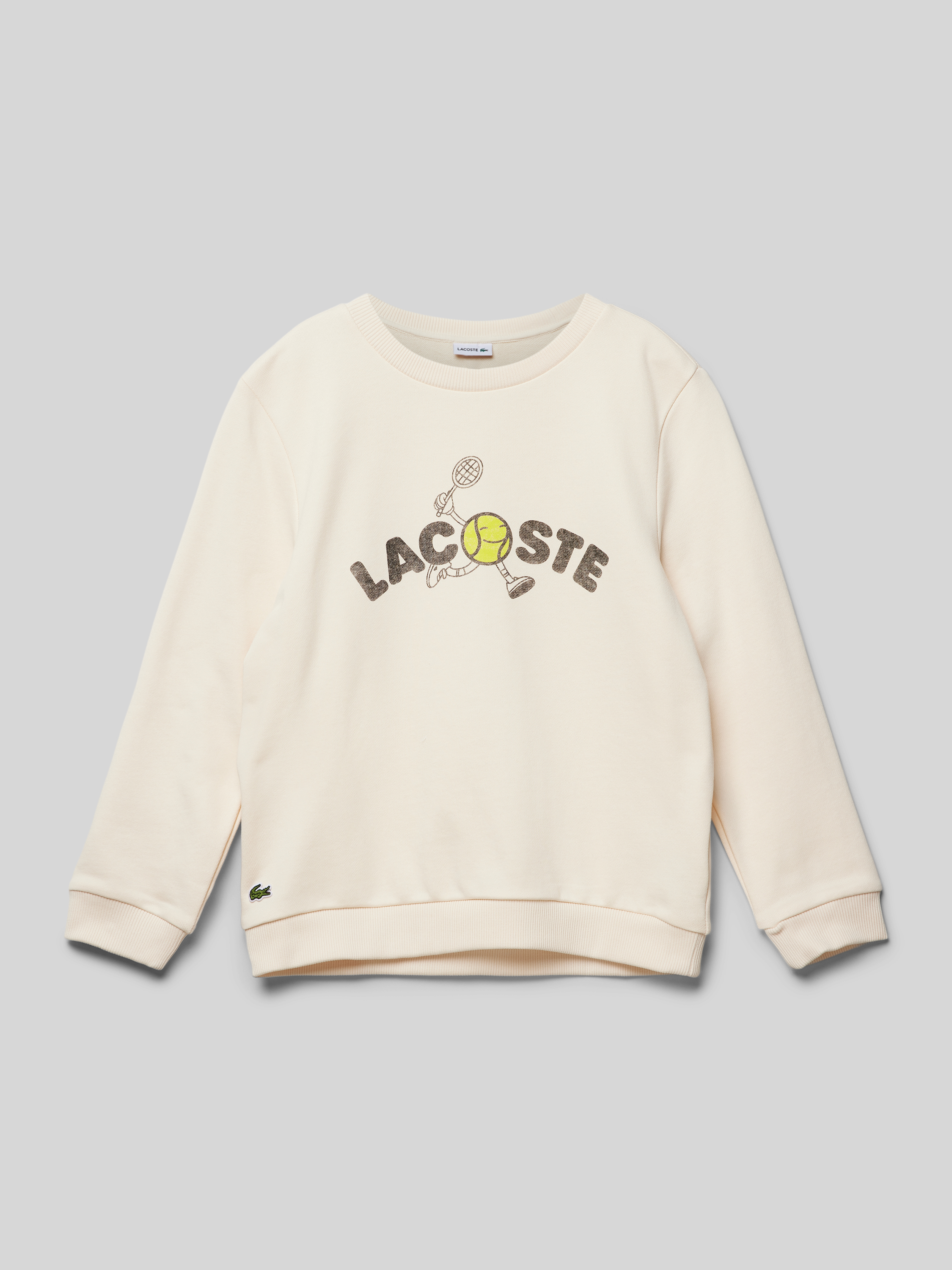 Lacoste Sweatshirt met labelprint