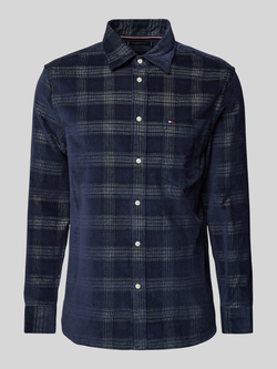 Tommy Hilfiger Regular fit vrijetijdsoverhemd met kentkraag model 'CORDUROY'